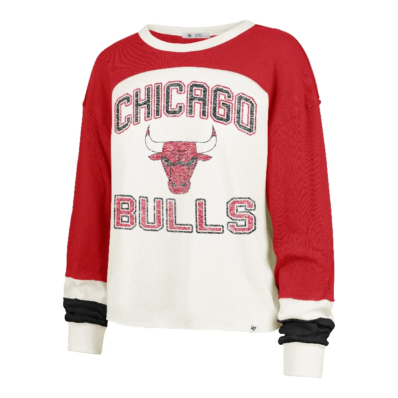Limited Supply CHICAGO BULLS ARENA CURVE '47 TONI LONG SLEEVE TEE WOMENS