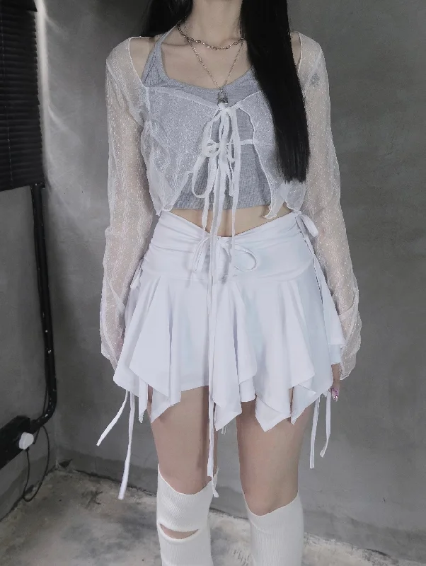 Now or Never Dot dot ribbon cardigan