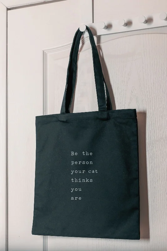 Instant Savings "Cat Thinks You Are" Tote Bag