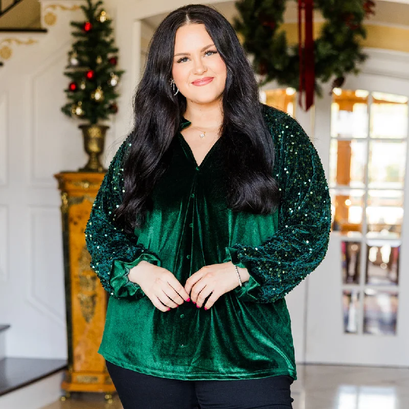 Epic Value Nothing Even Matters Blouse, Green