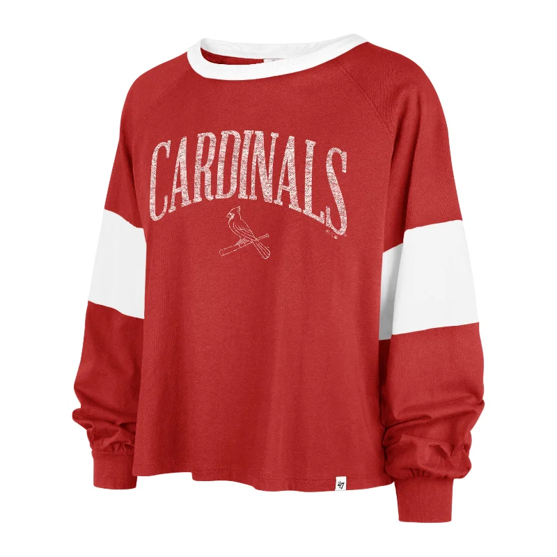 Weekend Bargains to Indulge In ST. LOUIS CARDINALS UPSIDE '47 RHEA LONG SLEEVE TEE WOMEN