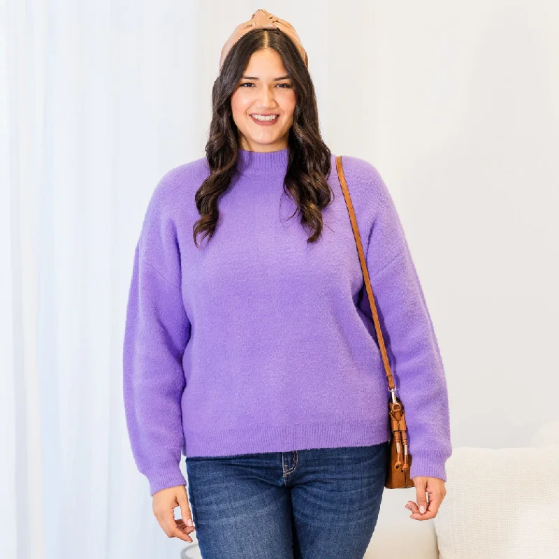 Reduced Rates Hug Me Sweater, Lavender