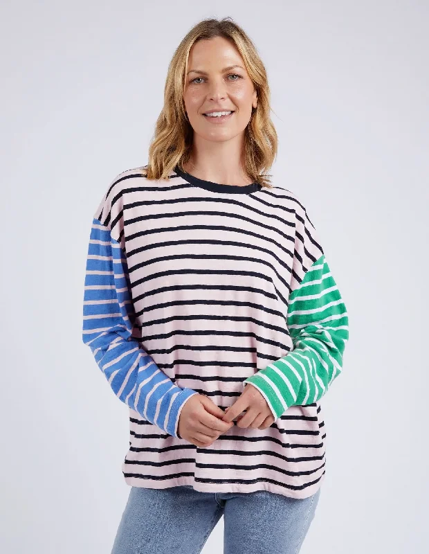 Shop Now Elm Sally Stripe L/S Tee