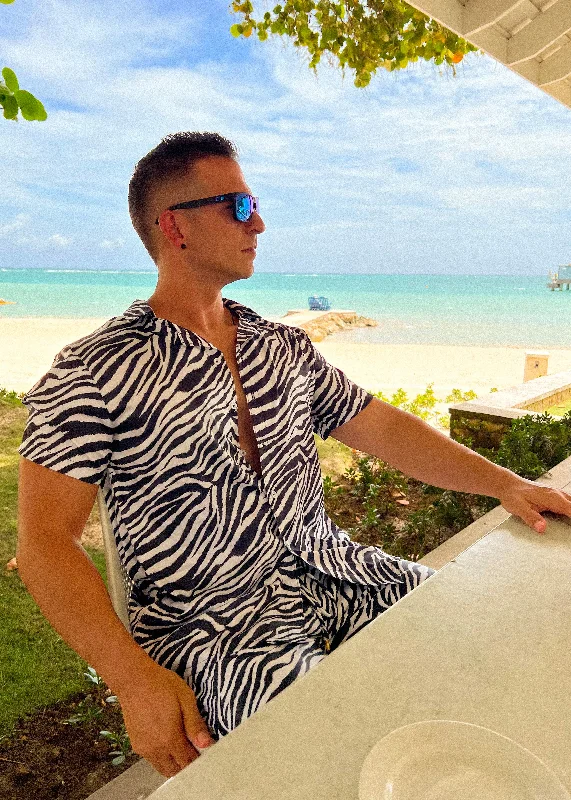 Weekend Bargains to Celebrate Salvaje Men Shirt White