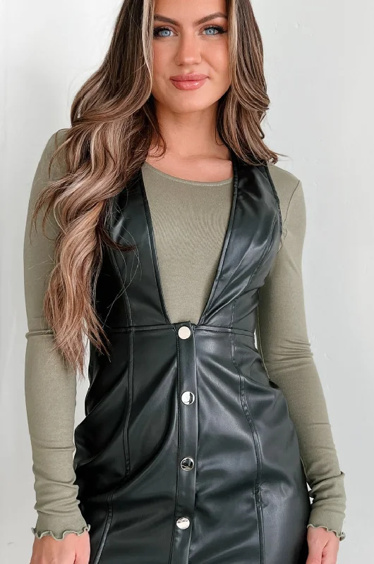 Online Deal Easy Compromise Scoop Back Long Sleeve Bodysuit (Olive)