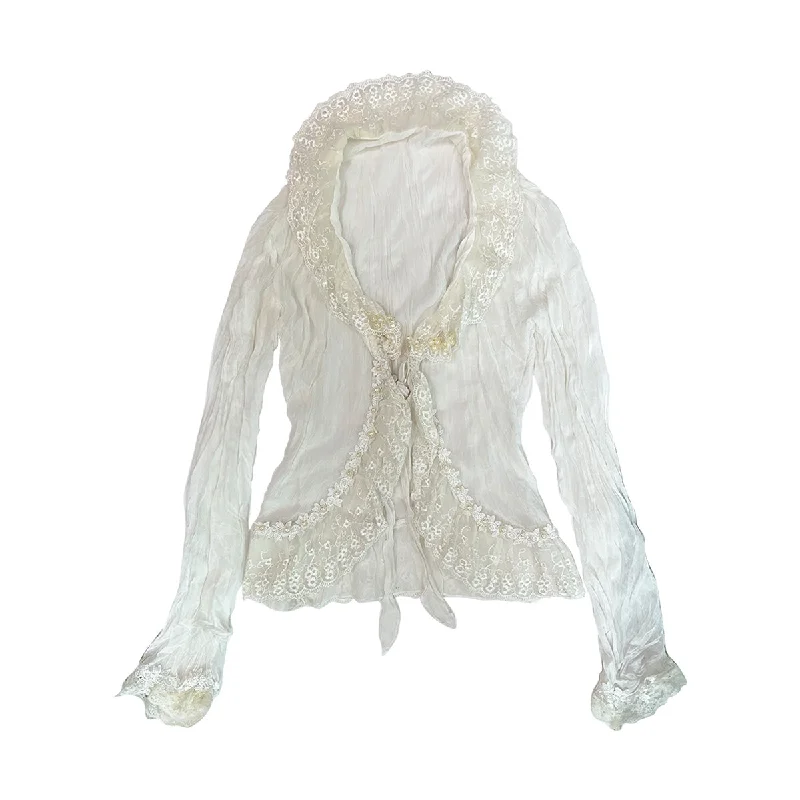 Weekend Shopping Made Better Pearl Lace Cardigan