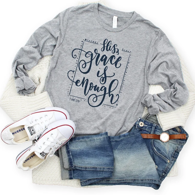 Lowest Price His Grace Is Enough Long Sleeve