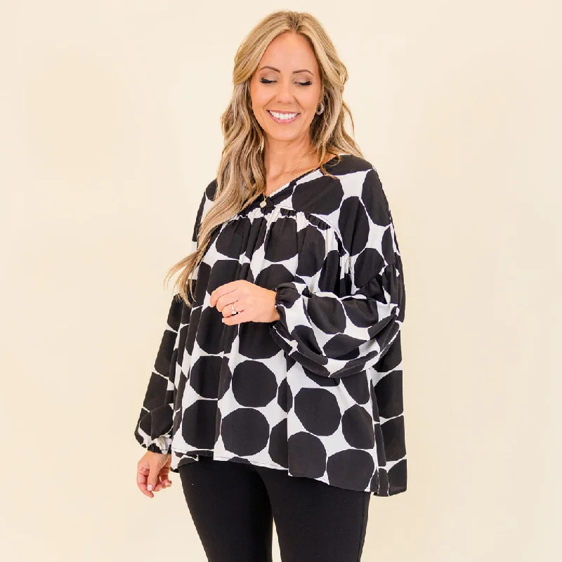 Flash Sale Just Darling Top, Black