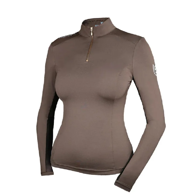 Unwind with Weekend Discounts Equestrian Stockholm Air Breeze Long Sleeve Top Champagne