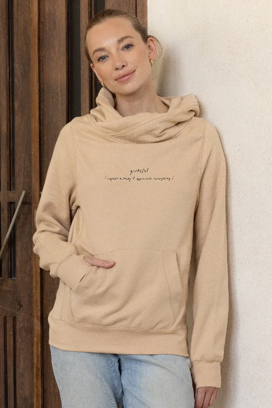 Weekend Discounts to Relish "Grateful" Infinity Hoodie