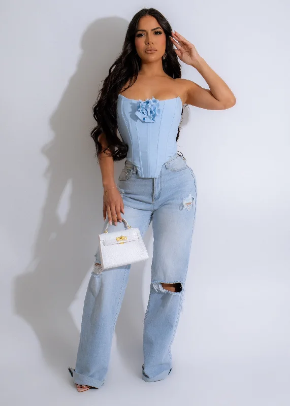 Weekend Offers That Impress Personal Growth Corset Blue