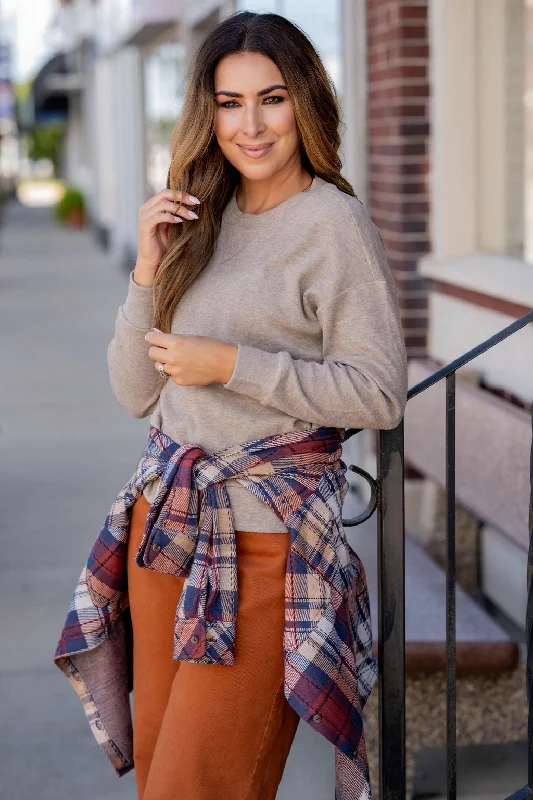 Weekend Savings Sensation Heathered Long Sleeve Tee