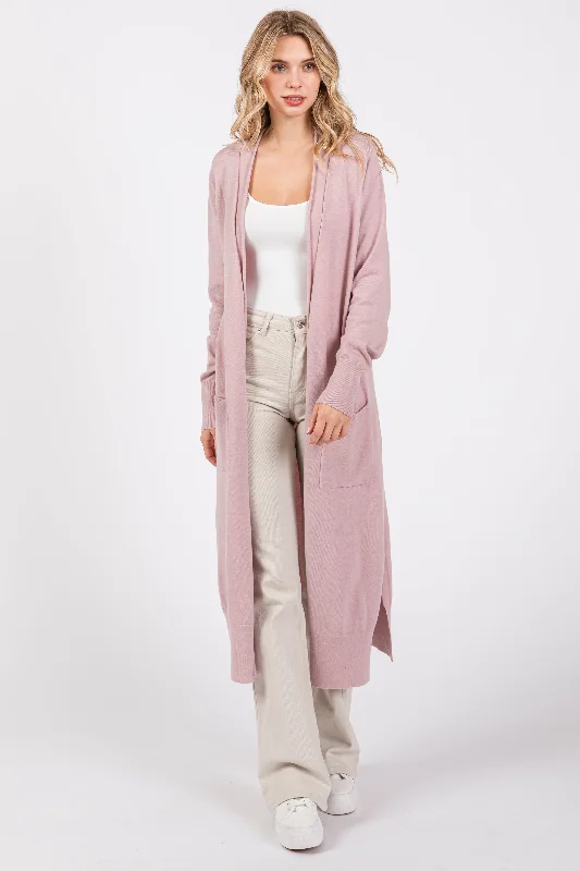Weekend Bargains to Indulge In Light Pink Long Cardigan