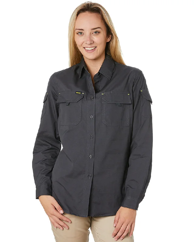 Unbeatable Prices Womens X Airflow Ripstop LS Shirt  - Charcoal
