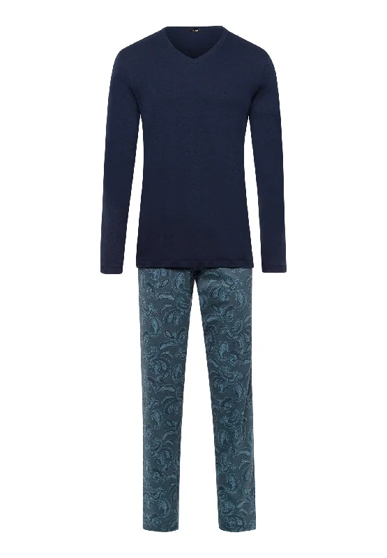 Savings Event Night And Day Pajama Set | Aqua Paisley 75462-2397