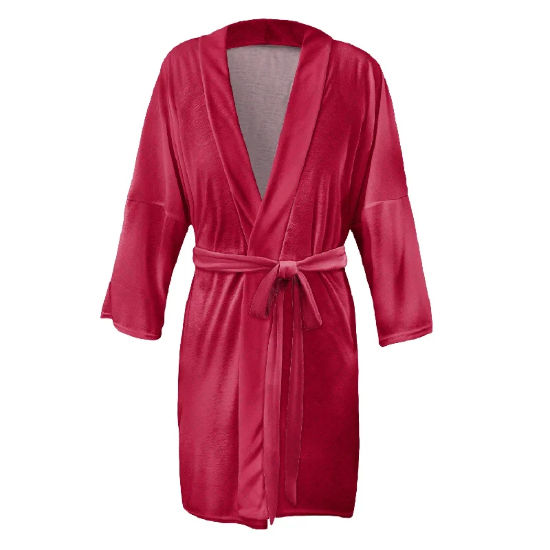Weekend Shopping Extravaganza Burlap Crosshatch Robe