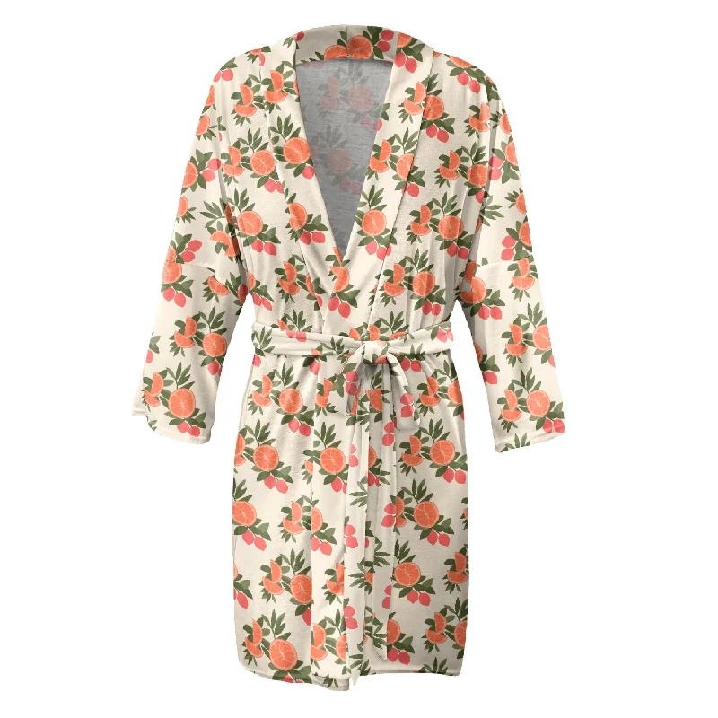 New Deal Citrus Blossom Floral Robe