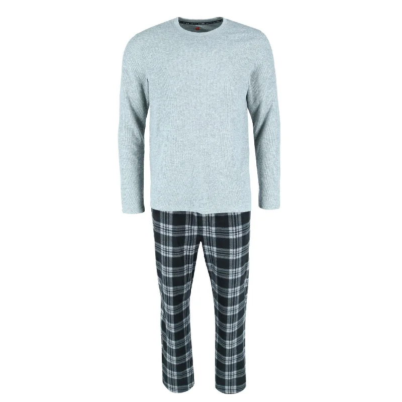 Grey with Grey and Black Plaid