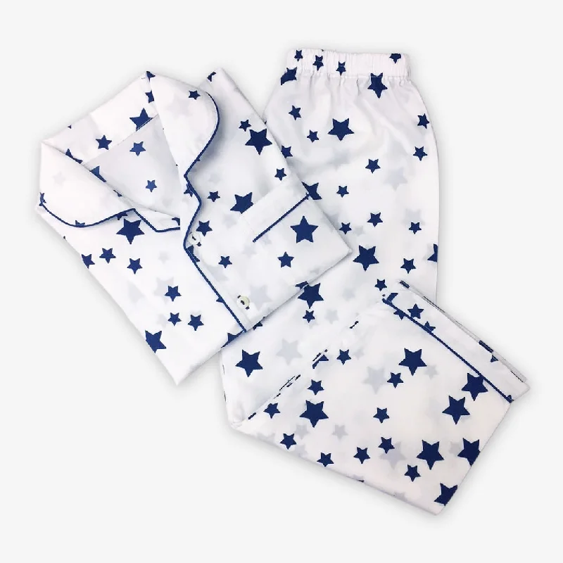 Bargain Alert Men Navy Stars Pajama Set