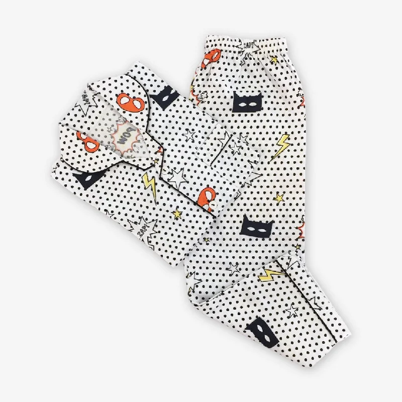 Clearance Sale Men Organic Superhero Pajama Set
