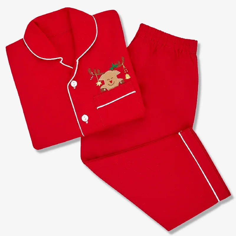 Massive Savings Men Reindeer Pajama Set