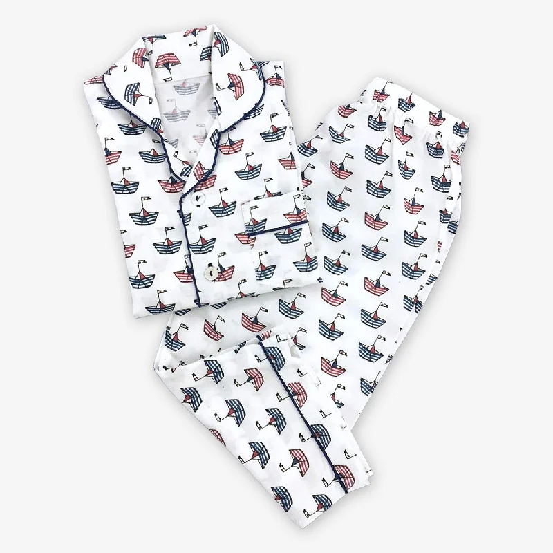 Weekend Savings Spectacular Men Sail Boat Pajama Set