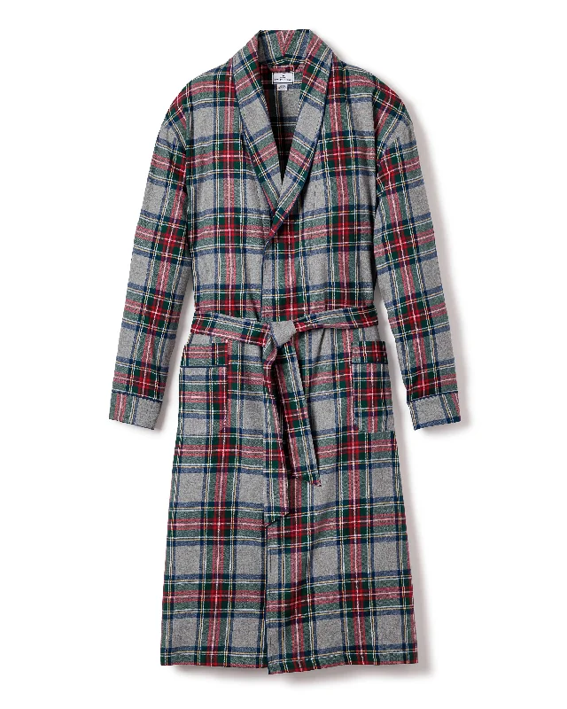 Low Price Men's Brushed Cotton Robe in Westminster Tartan