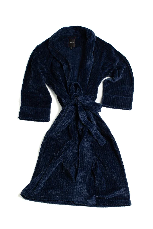Now or Never Mosaic Shine Robe in Navy