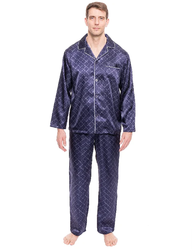 Diamond Windowpane Navy