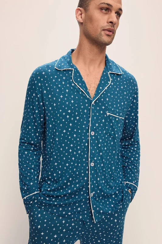 Now or Never William Printed TENCEL™ Modal Long PJ Set