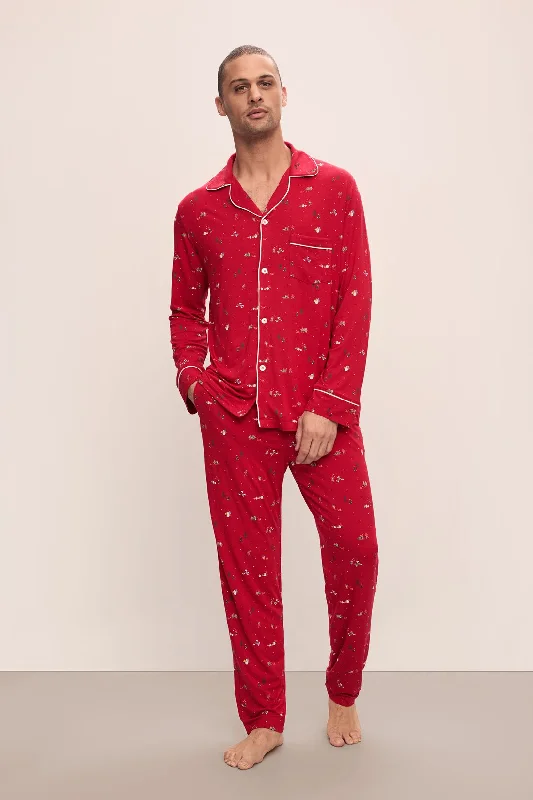 Low Price William Printed TENCEL™ Modal Long PJ Set