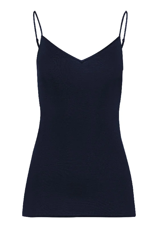 Weekend Offers That Amaze Cotton Seamless Cotton V-Neck Camisole | Deep Navy 71601-1610