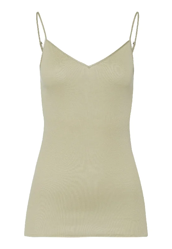 Weekend Deals That Please Cotton Seamless Cotton V-Neck Camisole | Moss Green 71601-2720 Weekend Deals That Please Cotton Seamless Cotton V-Neck Camisole | Moss Green 71601-2720