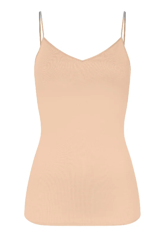 Weekend Savings Extravaganza Cotton Seamless Padded Cotton Camisole | Beige 71605-274 Weekend Savings Extravaganza Cotton Seamless Padded Cotton Camisole | Beige 71605-274