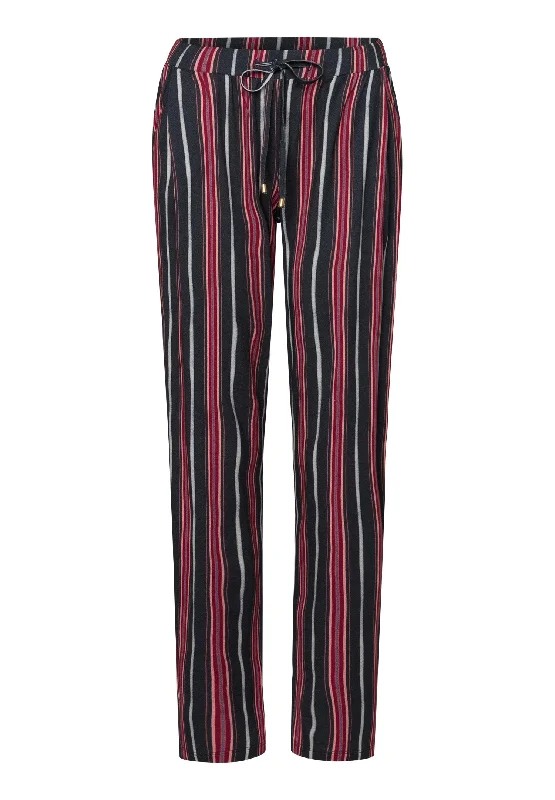 Can't Beat Sleep And Lounge Knit Pants Print | Marsala Stripe 77882-2984