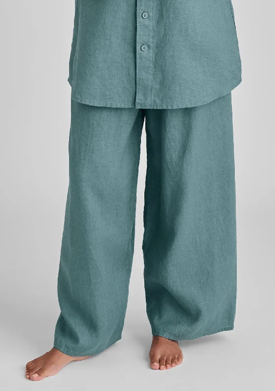 Closeout Deal Boxd Down - Full Length Linen Pants