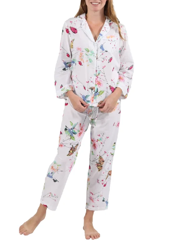 Weekend Deals That Impress Butterflies and Hummingbirds Classic Pajama Set