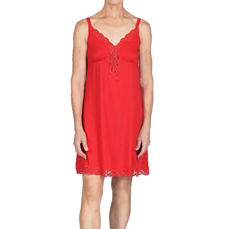 Weekend Discounts to Snag Carmen Chemise - Coral Red