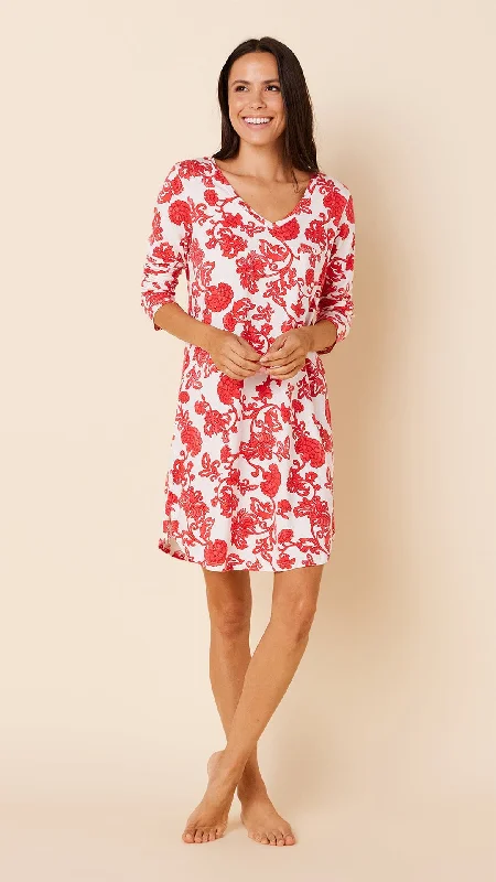 Sale Alert Chrysantheme Pima Knit Long-Sleeved Sleep Shirt