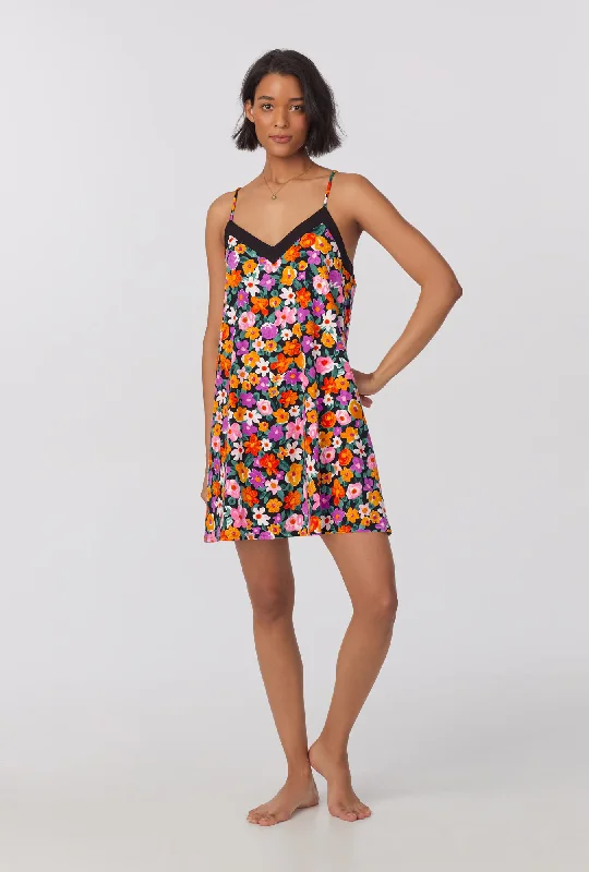Special Price Cottage Flowers Stretch Jersey Chemise