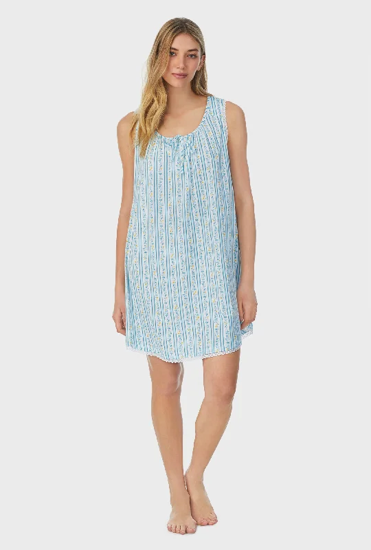Buy Today Floral Stripes Short Chemise