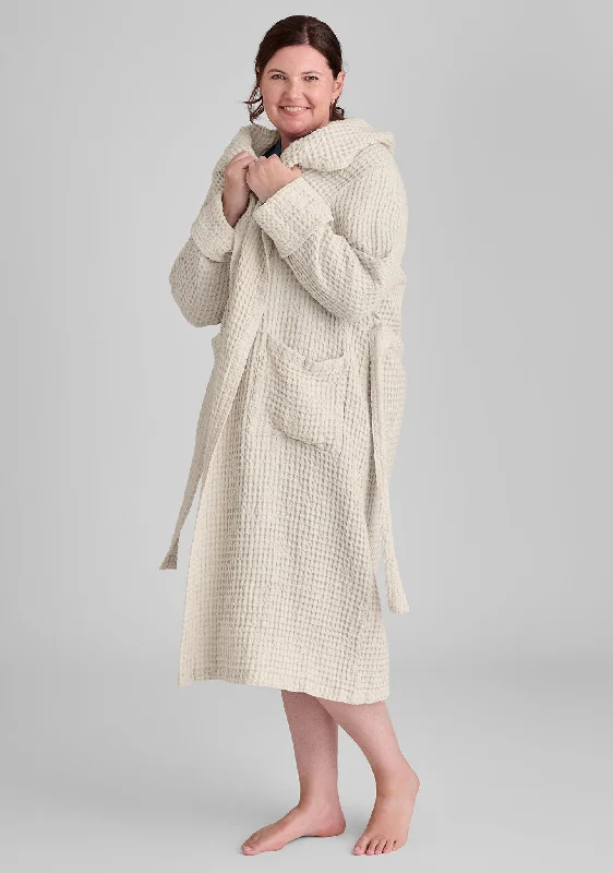 Limited Offer Hooded Wrapper - Linen Robe