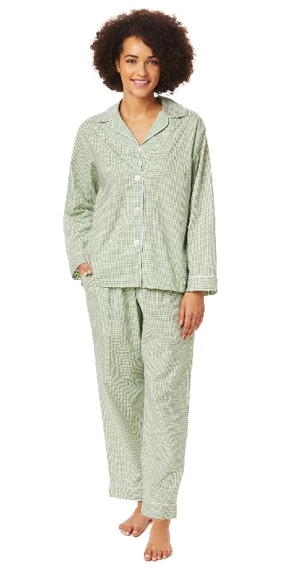 Weekend Specials You Can't Miss Kelly Check Luxe Pima Classic Pajama Set