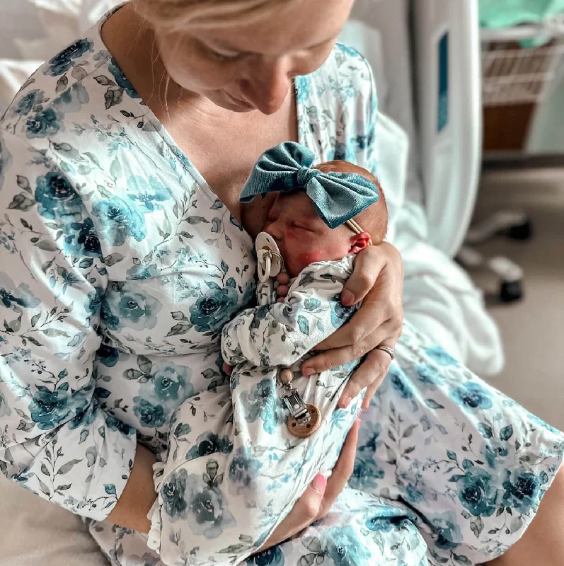 Weekend Shopping Bliss Maternity Robe | Prints