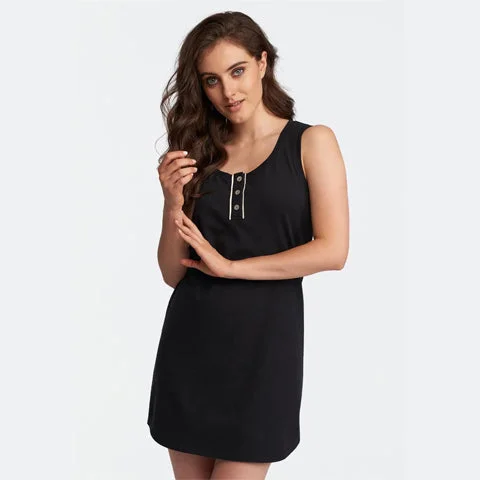 Deal of the Day Lusome Haedy Tank Chemise Black