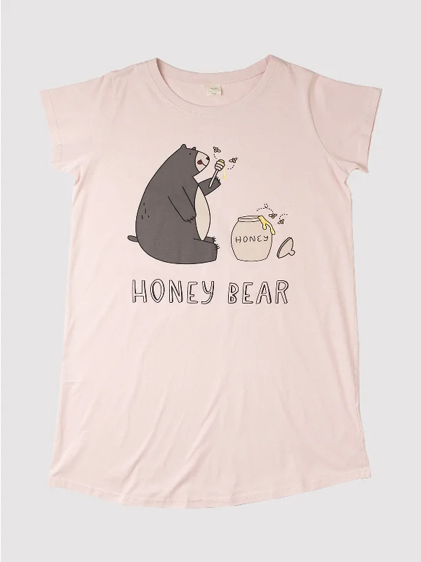 Year-End Deals Honey Bear Ladies Nightshirt