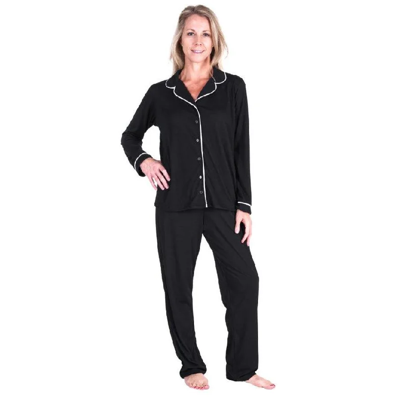 The Best Prices Women's Moisture Wicking Button Front Pajama Set