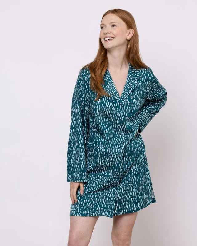 Take Action Organic Cotton Twill Green Nightshirt, Treetops and Tales