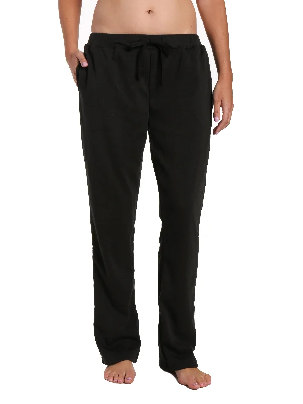 Midnight Madness Womens Towel Brushed Sweatpants - Black