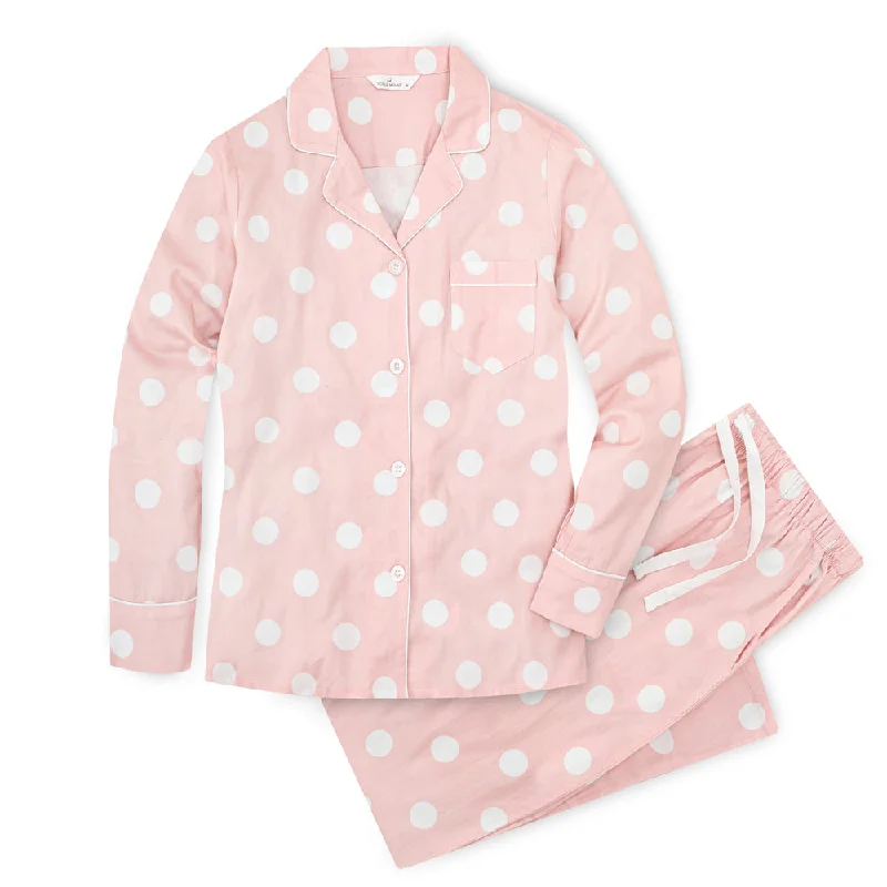 Polka Dots - Pink White